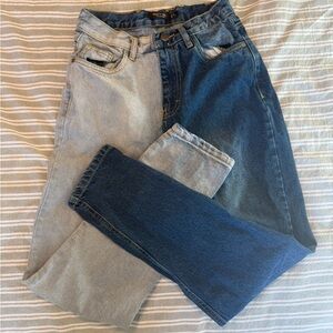 Two-Tone Blue Jeans